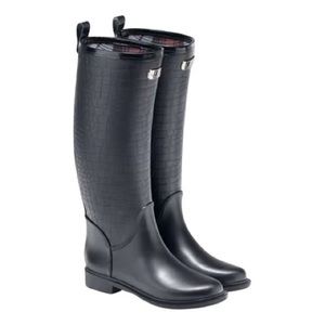 Massimo Dutti | Black Rain Boots